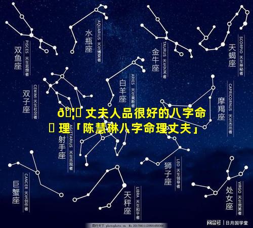 🦍 丈夫人品很好的八字命 ☘ 理「陈慧琳八字命理丈夫」